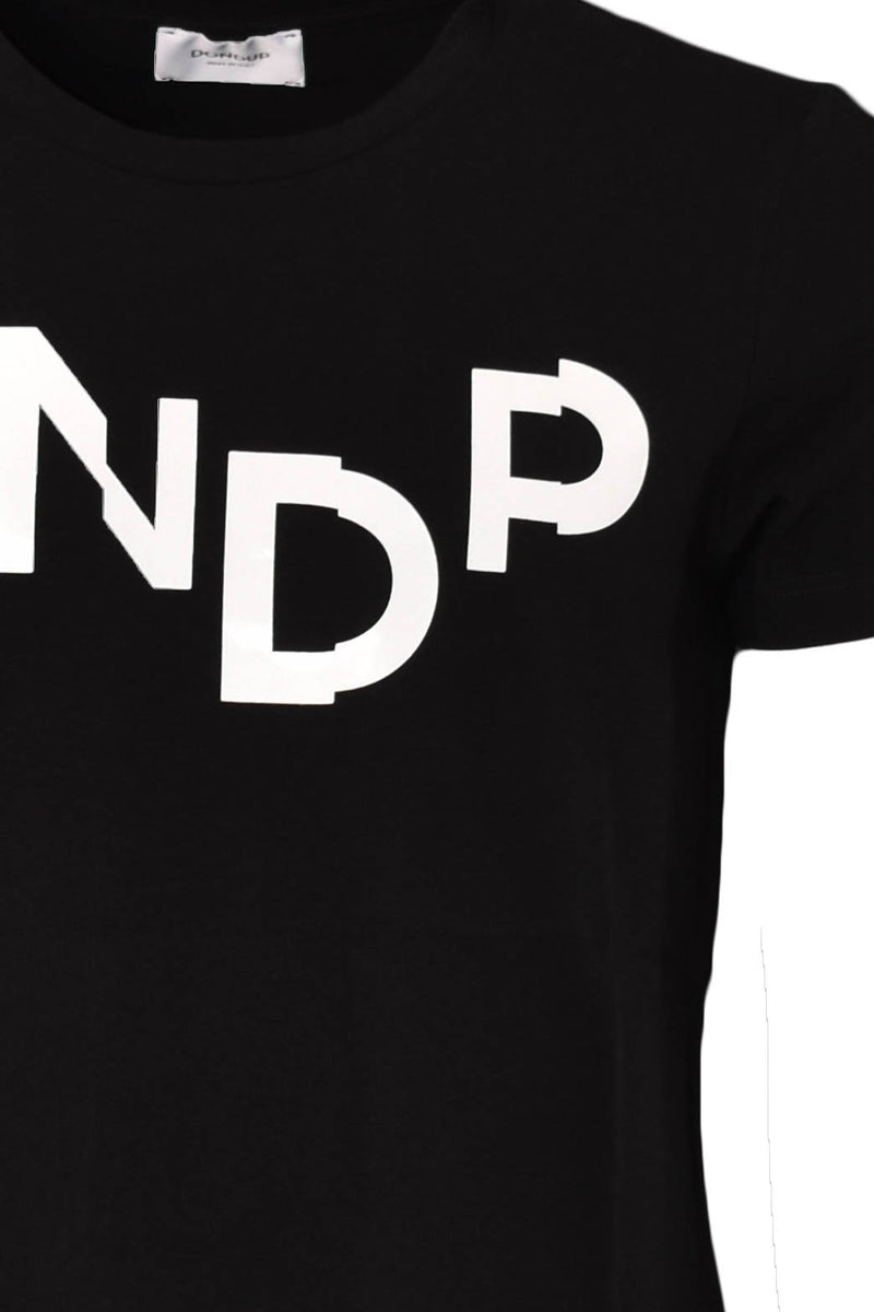 DONDUP T-SHIRT GIROCOLLO CON LOGO