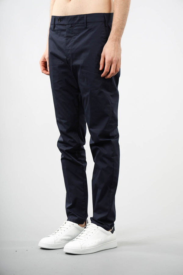 DONDUP Pantaloni ralph in popeline strech