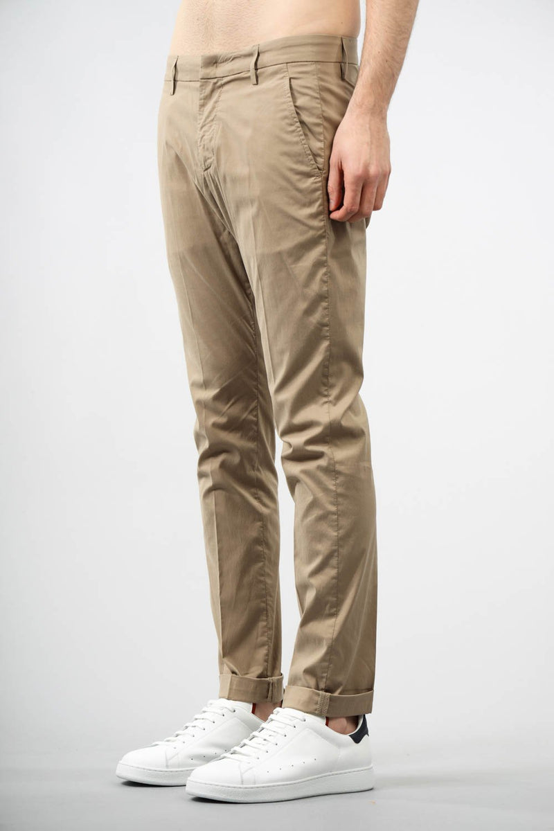 DONDUP Pantaloni gaubert in cotone