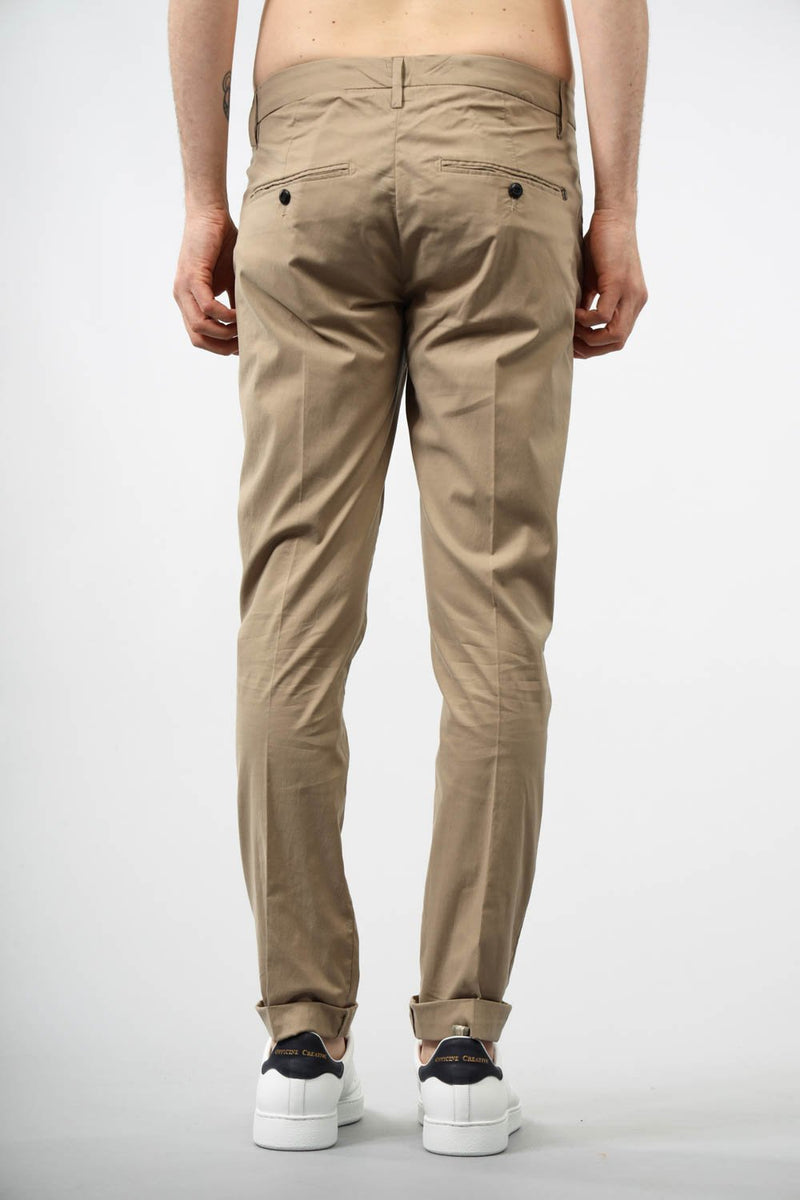 DONDUP Pantaloni gaubert in cotone