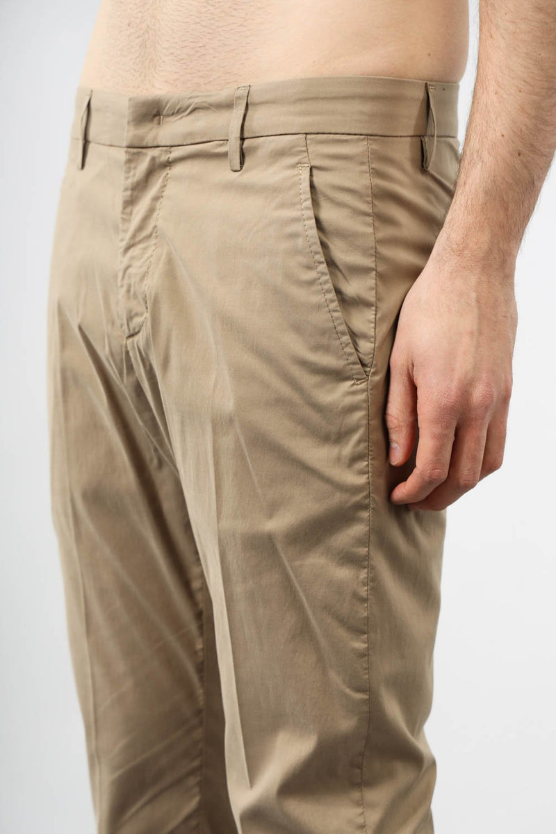 DONDUP Pantaloni gaubert in cotone