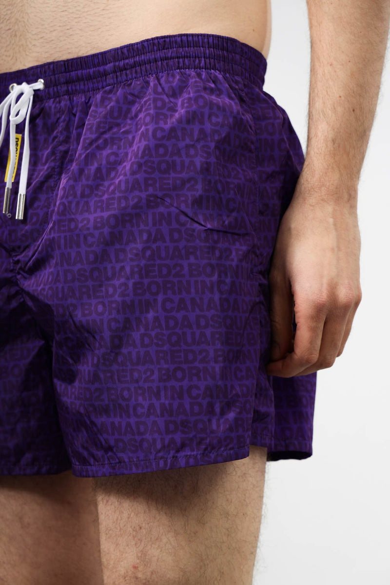 DSQUARED2 Costume boxer midi con logo