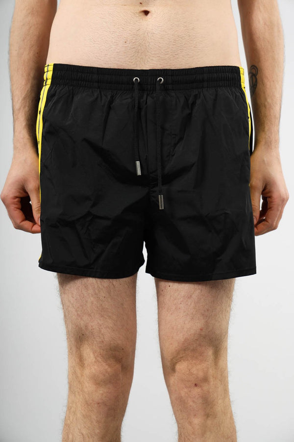 DSQUARED2 Costume boxer midi con stampa