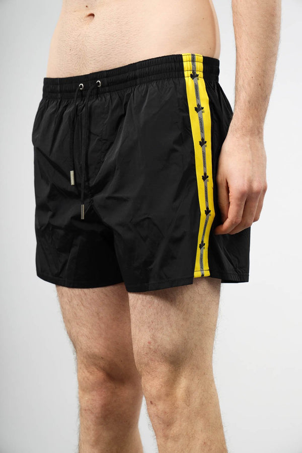 DSQUARED2 Costume boxer midi con stampa