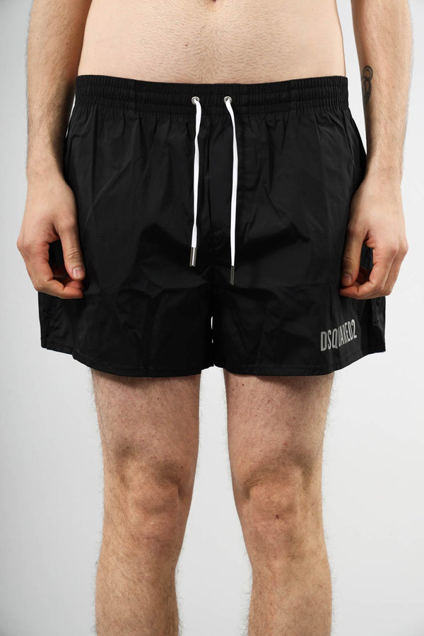 DSQUARED2 Costume boxer midi con stampa