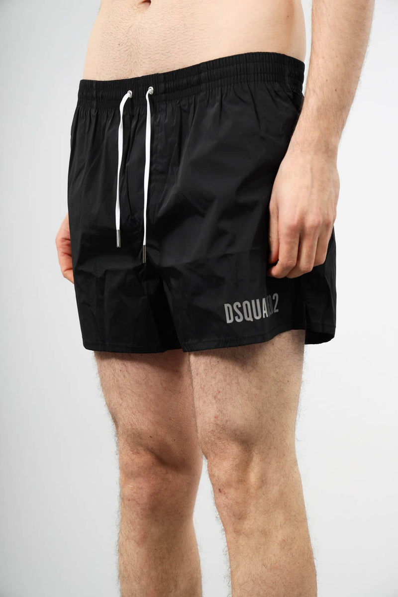 DSQUARED2 Costume boxer midi con stampa