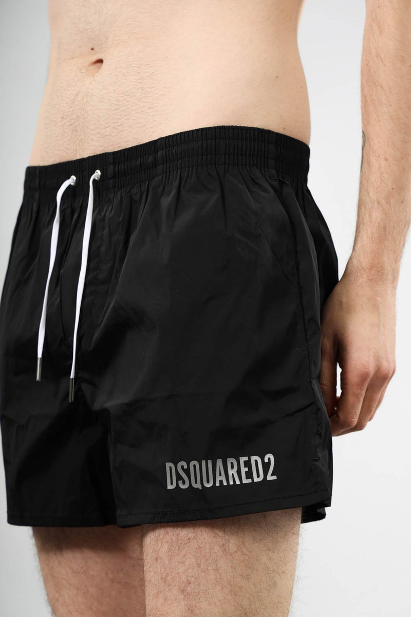 DSQUARED2 Costume boxer midi con stampa