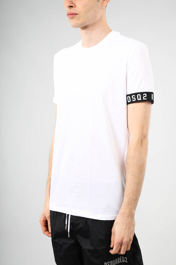 DSQUARED T-shirt con logo in cotone