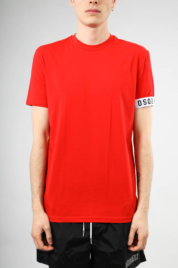 DSQUARED T-shirt con logo in cotone