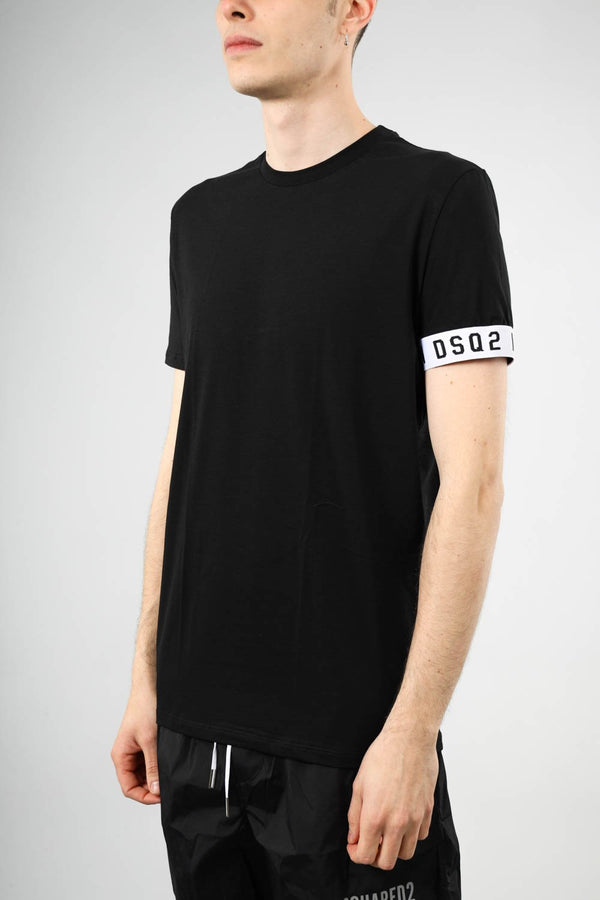 DSQUARED T-shirt con logo in cotone