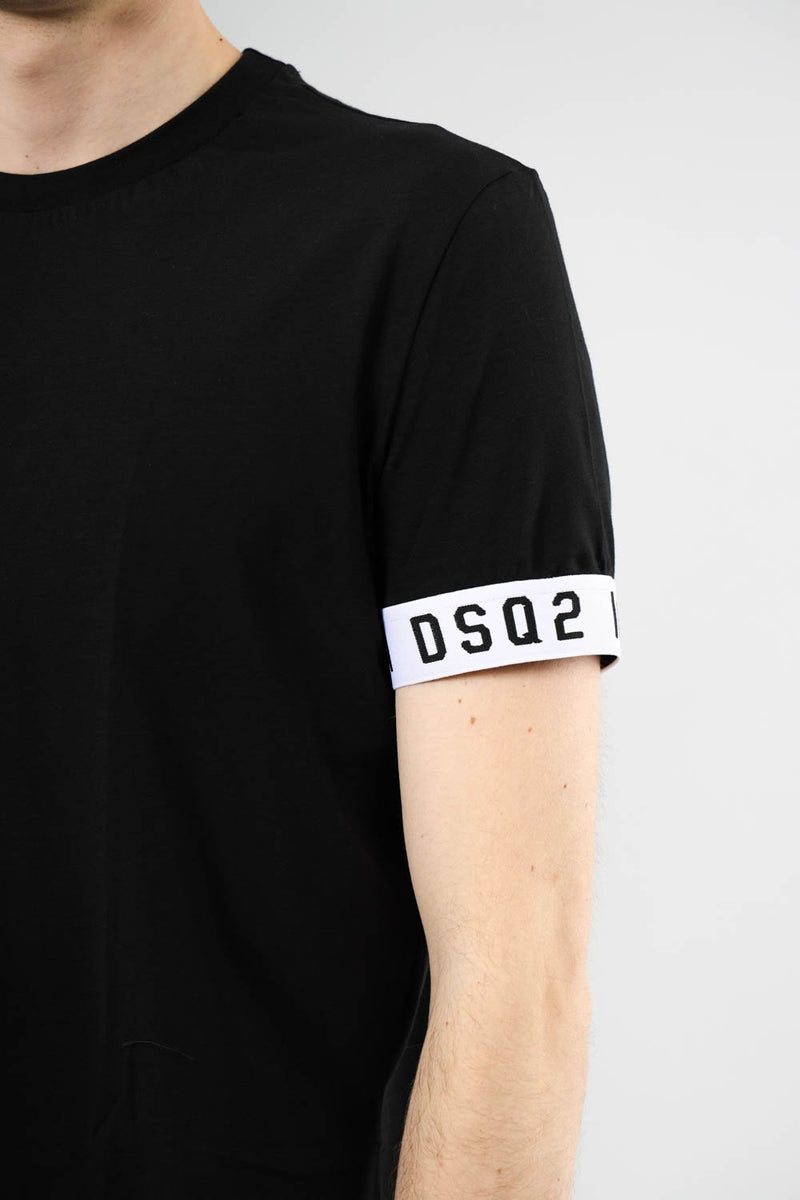 DSQUARED T-shirt con logo in cotone