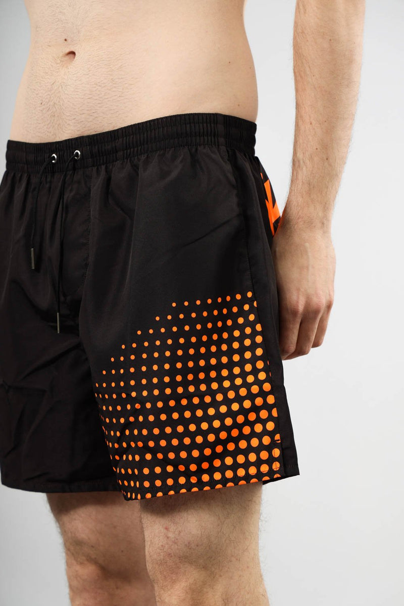 DSQUARED2 Costume boxer midi con stampa