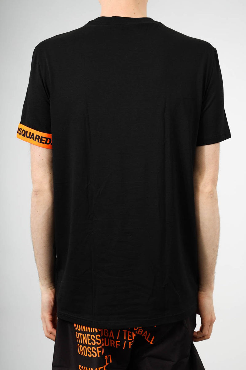 DSQUARED T-shirt con logo in cotone