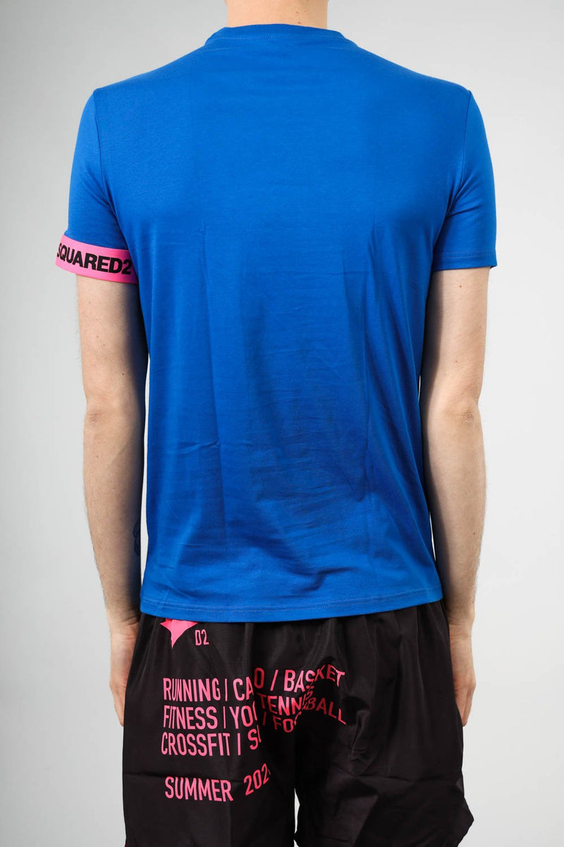 DSQUARED T-shirt con logo in cotone