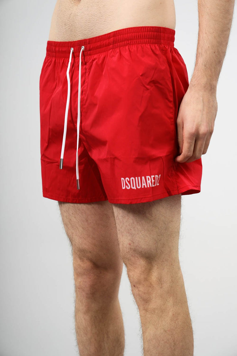 DSQUARED2 Costume boxer midi con stampa