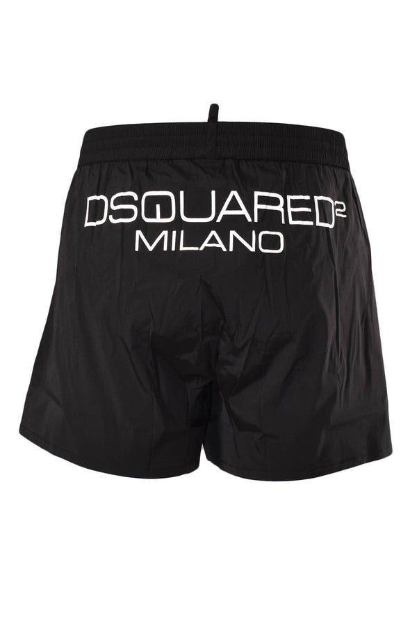 DSQUARED2 COSTUME BOXER MILANO CON LOGO