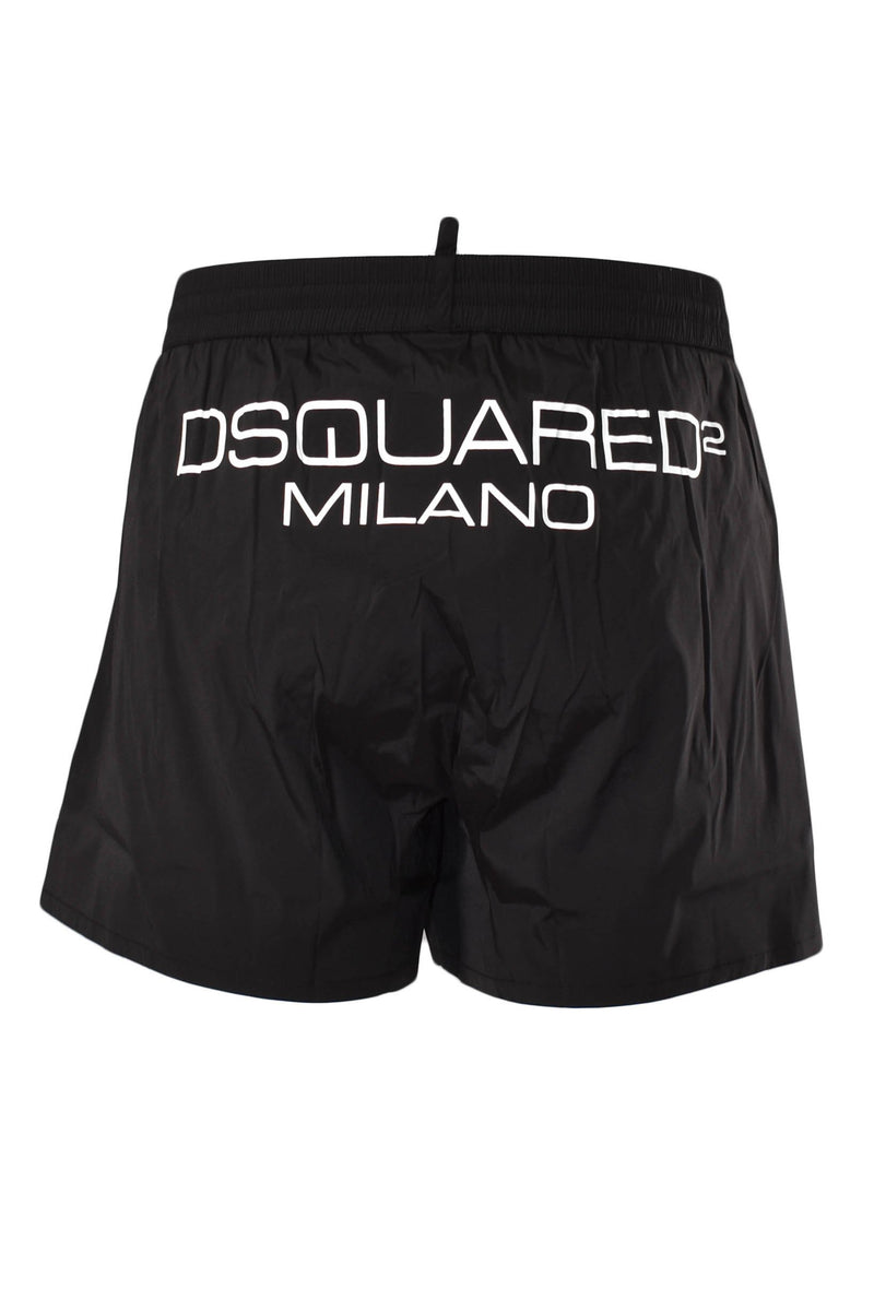 DSQUARED2 COSTUME BOXER MILANO CON LOGO