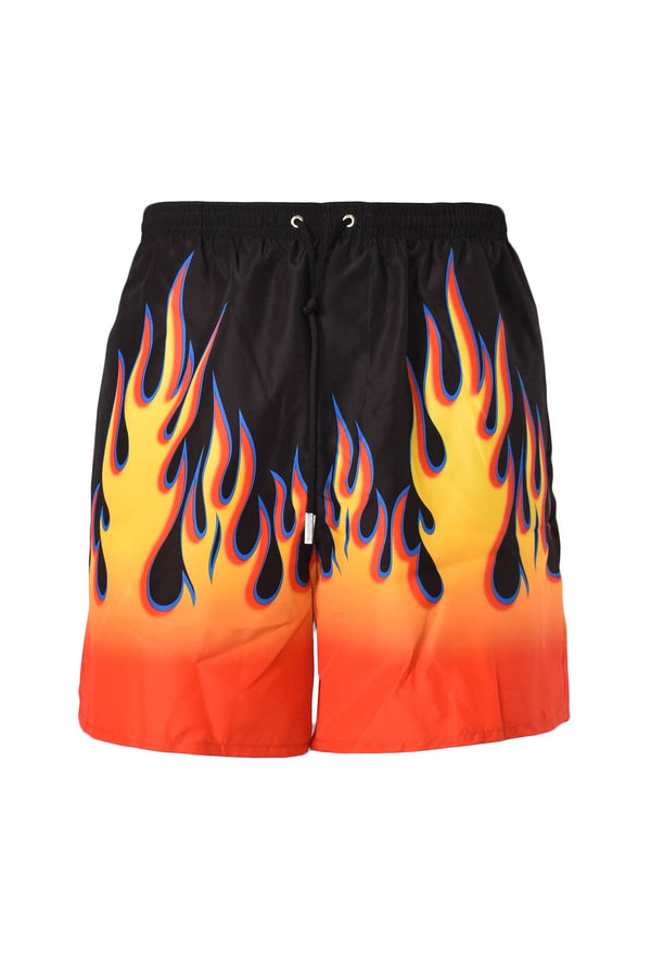 DSQUARED2 COSTUME BOXER RETRO FLAME CON LOGO