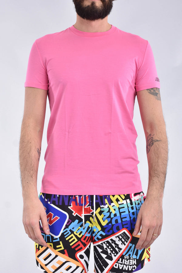 DSQUARED T-shirt con logo in modal