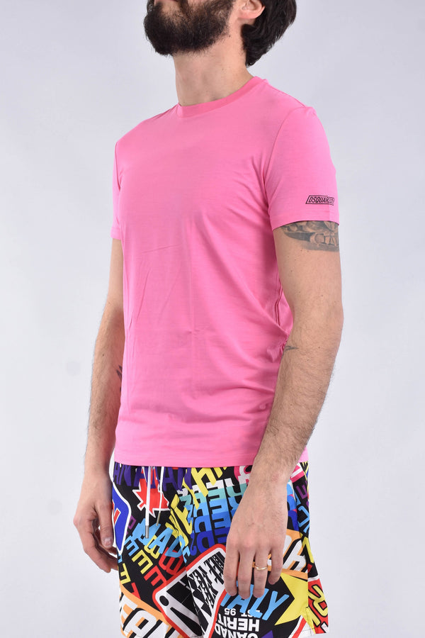 DSQUARED T-shirt con logo in modal