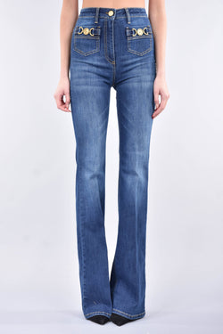 ELISABETTA FRANCHI jeans a zampa