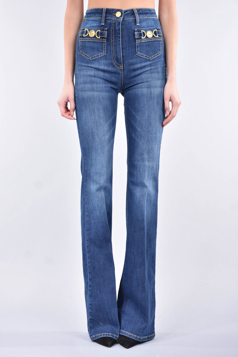 ELISABETTA FRANCHI jeans a zampa