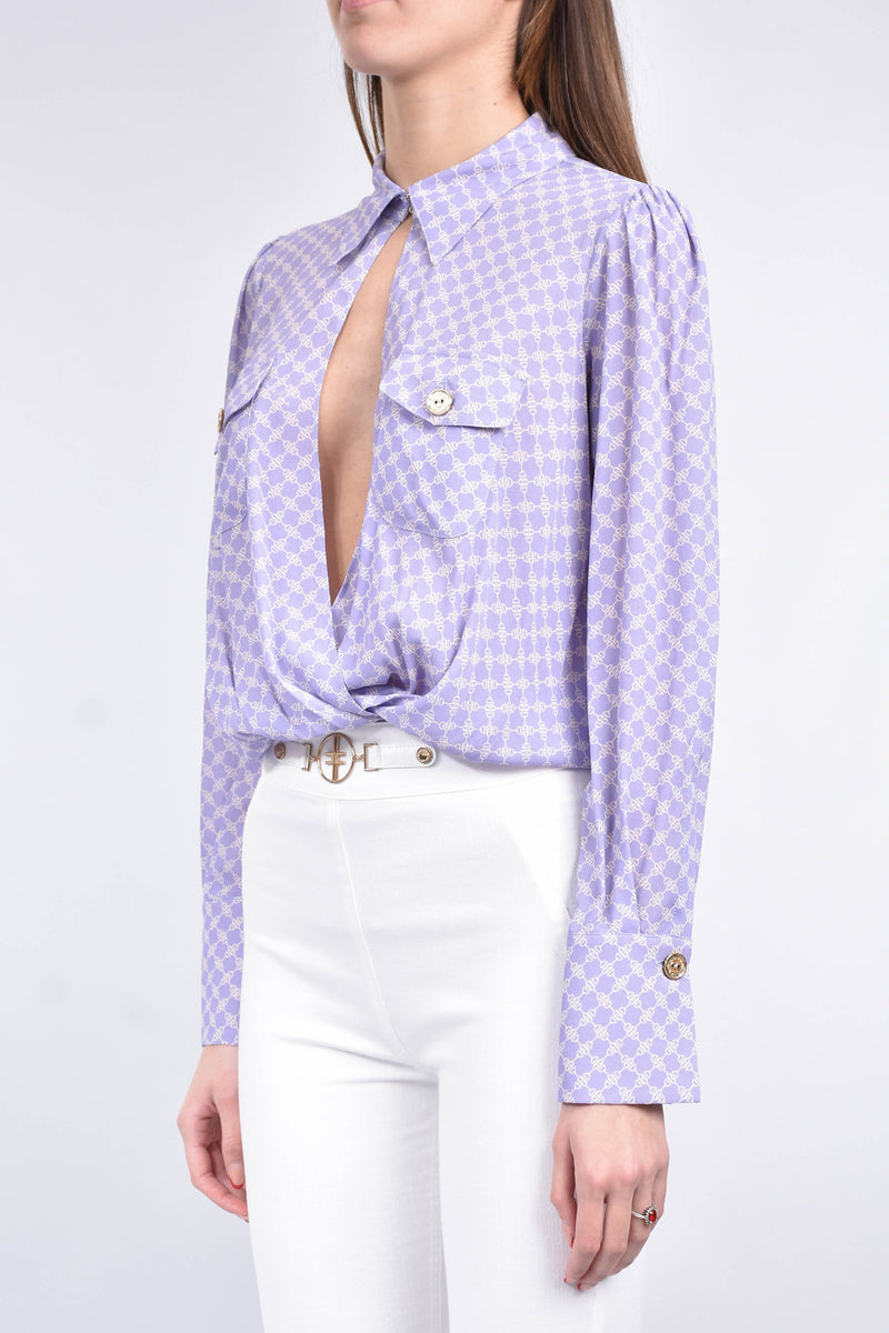 ELISABETTA FRANCHI camicia a body