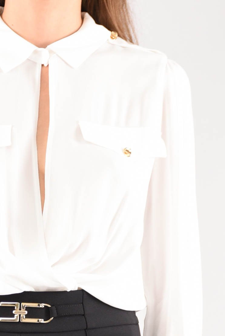 ELISABETTA FRANCHI camicia a body