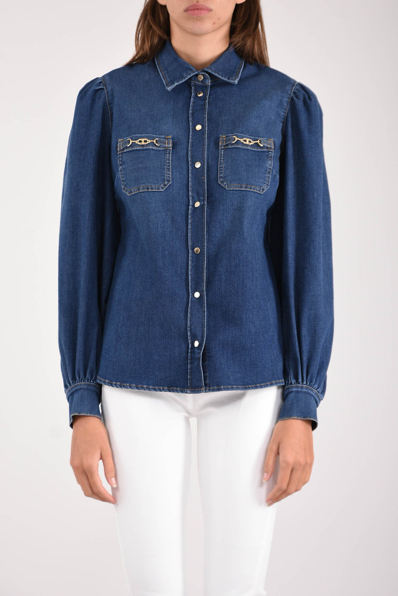 ELISABETTA FRANCHI camicia in denim