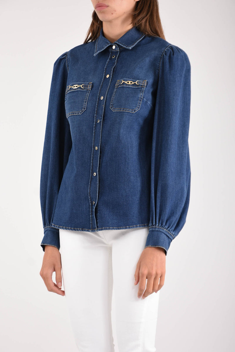 ELISABETTA FRANCHI camicia in denim