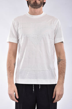 EMPORIO ARMANI T-shirt con logo in misto cotone