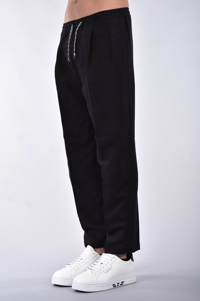 EMPORIO ARMANI Pantaloni jogging misto lino