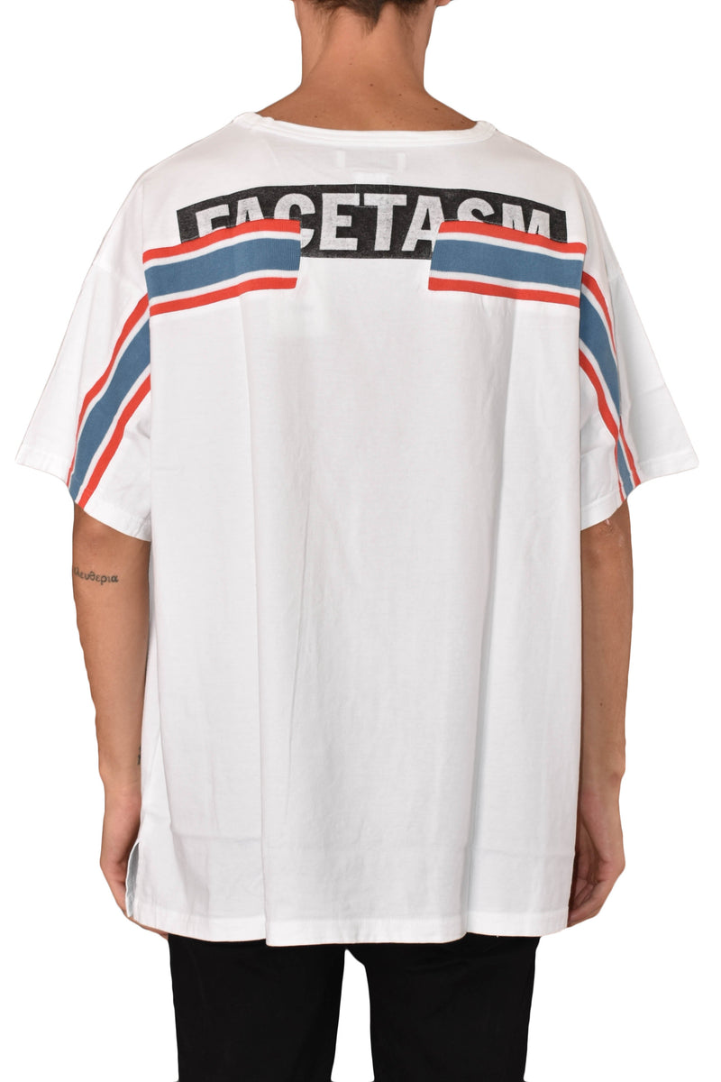 FACETASM T-SHIRT GIROCOLLO RIB LOGO