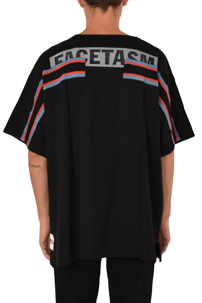 FACETASM T-SHIRT GIROCOLLO RIB LOGO