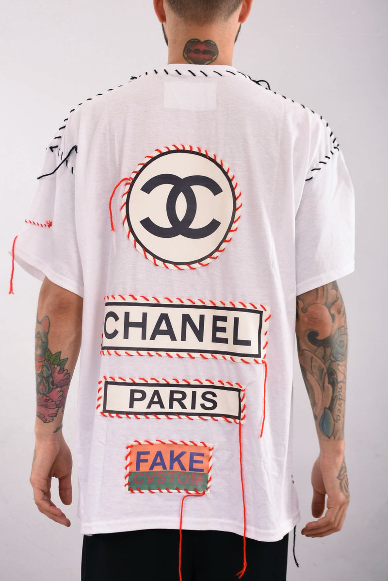 DANIELE IOV FAKECVSTOM T-shirt in cotone