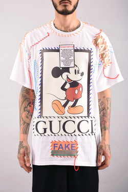 DANIELE IOV FAKECVSTOM T-shirt in cotone