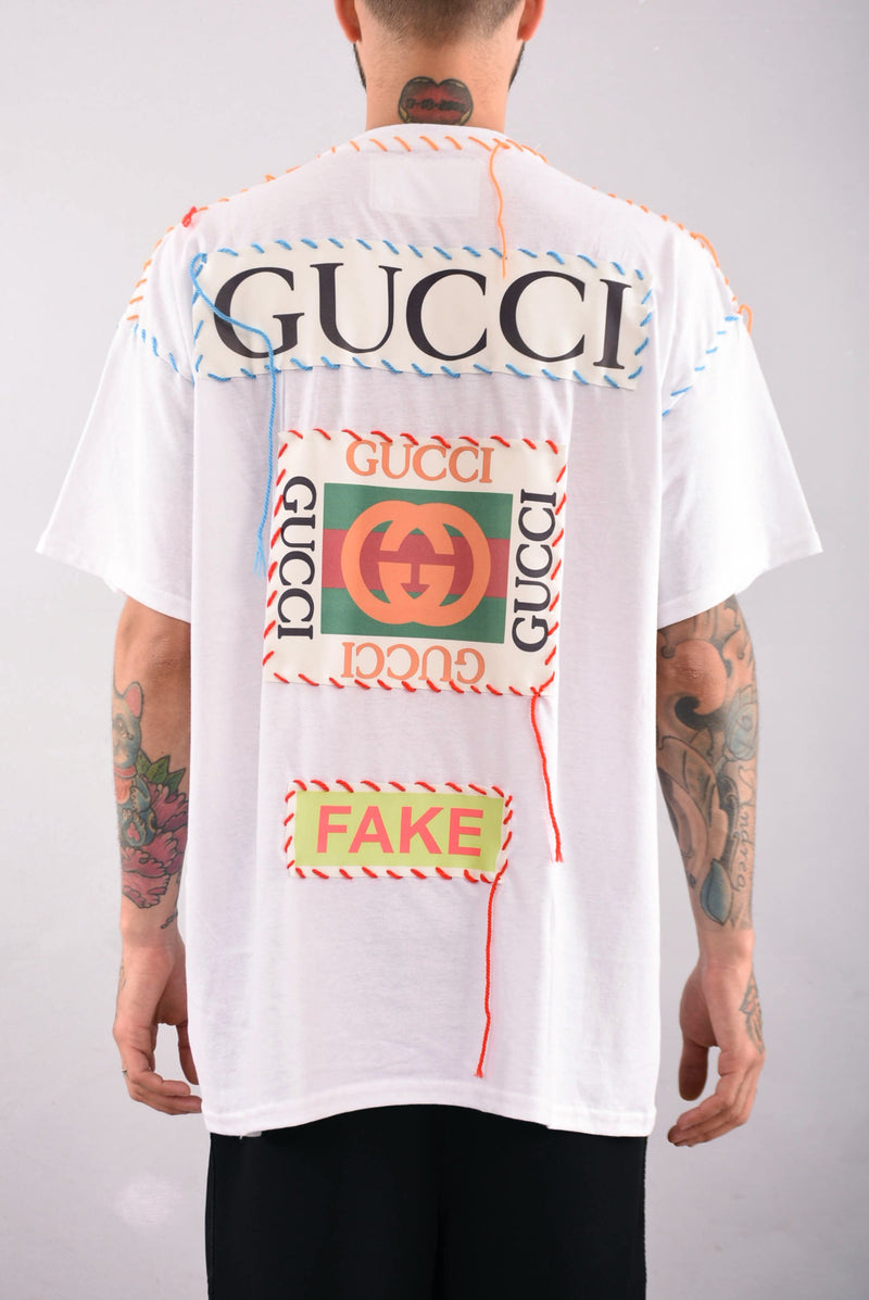 DANIELE IOV FAKECVSTOM T-shirt in cotone