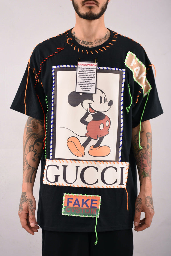 DANIELE IOV FAKECVSTOM T-shirt in cotone