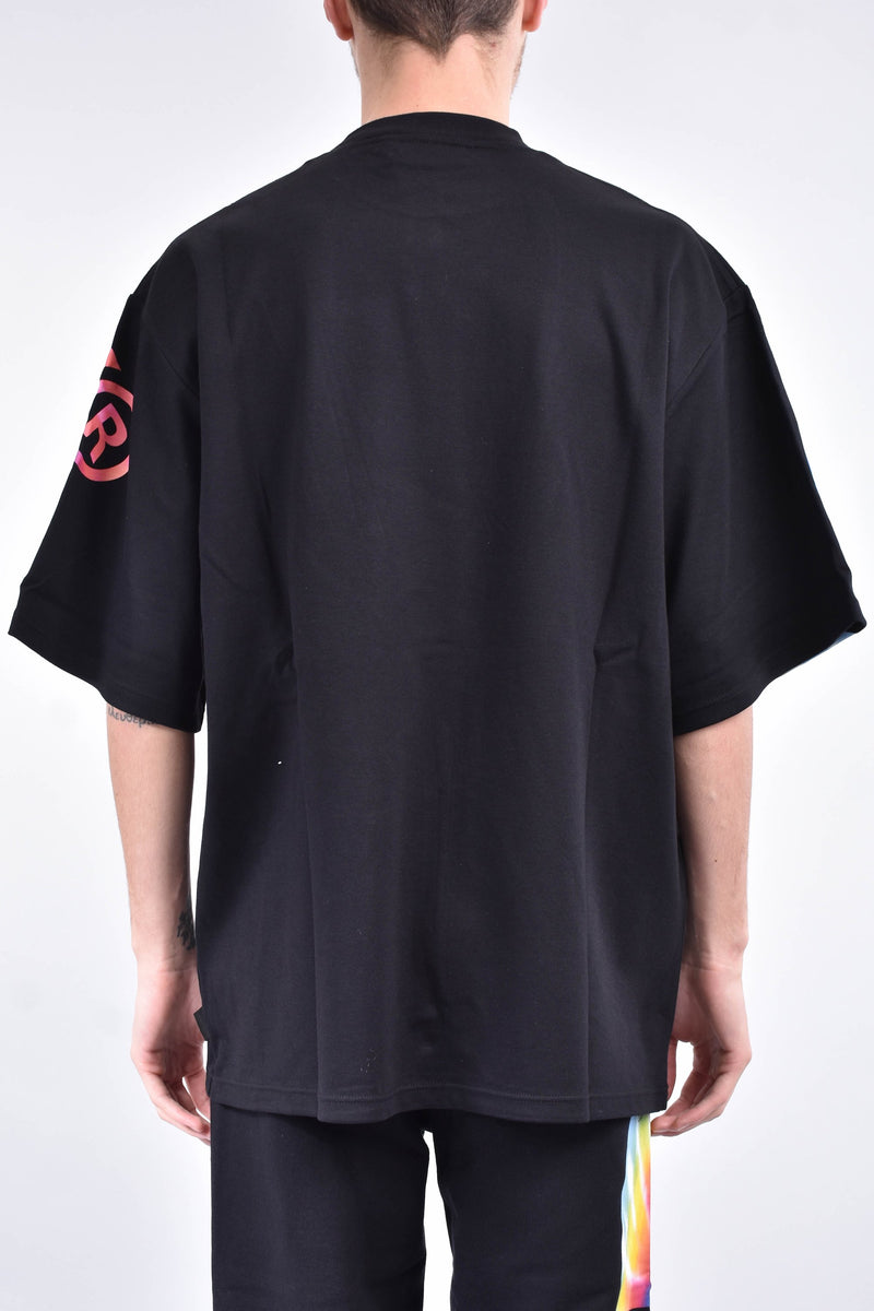 GCDS T-shirt girocollo macro tie dye logo