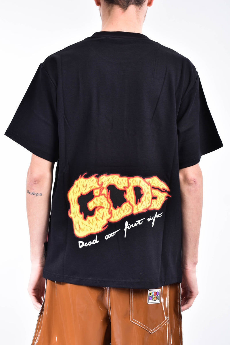 GCDS T-shirt girocollo con stampa