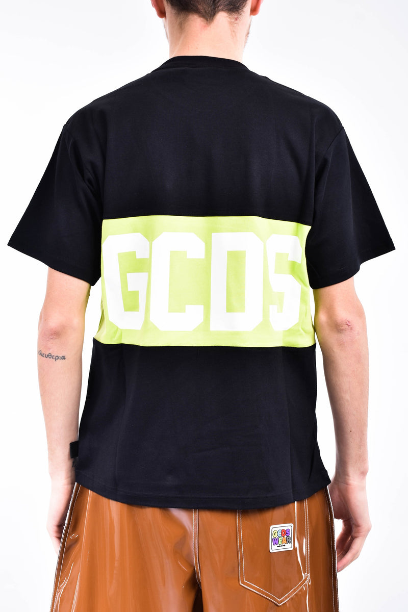 GCDS T-shirt band logo girocollo