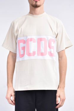 GCDS T-shirt band logo girocollo