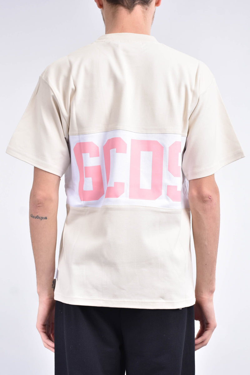 GCDS T-shirt band logo girocollo