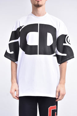 GCDS T-shirt girocollo macro logo round