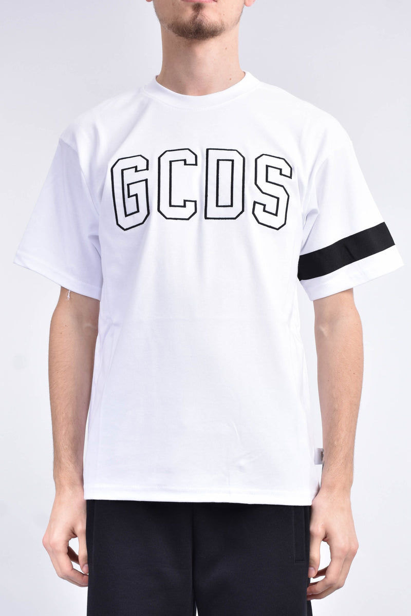 GCDS T-shirt girocollo con logo