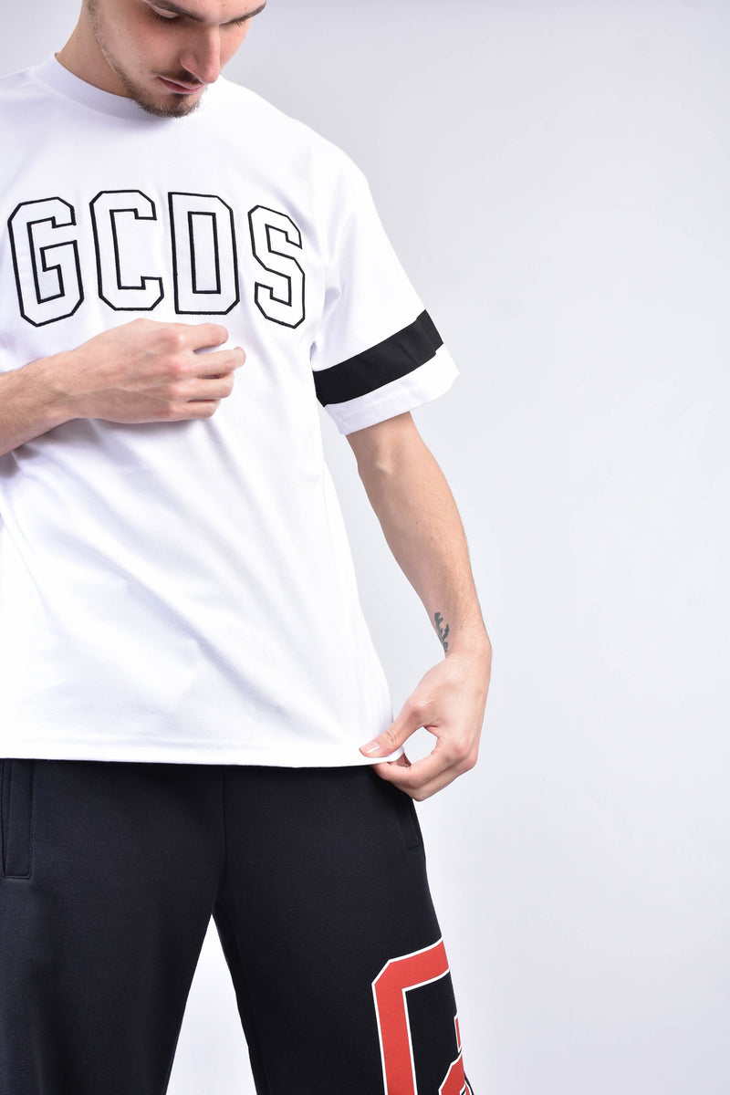 GCDS T-shirt girocollo con logo