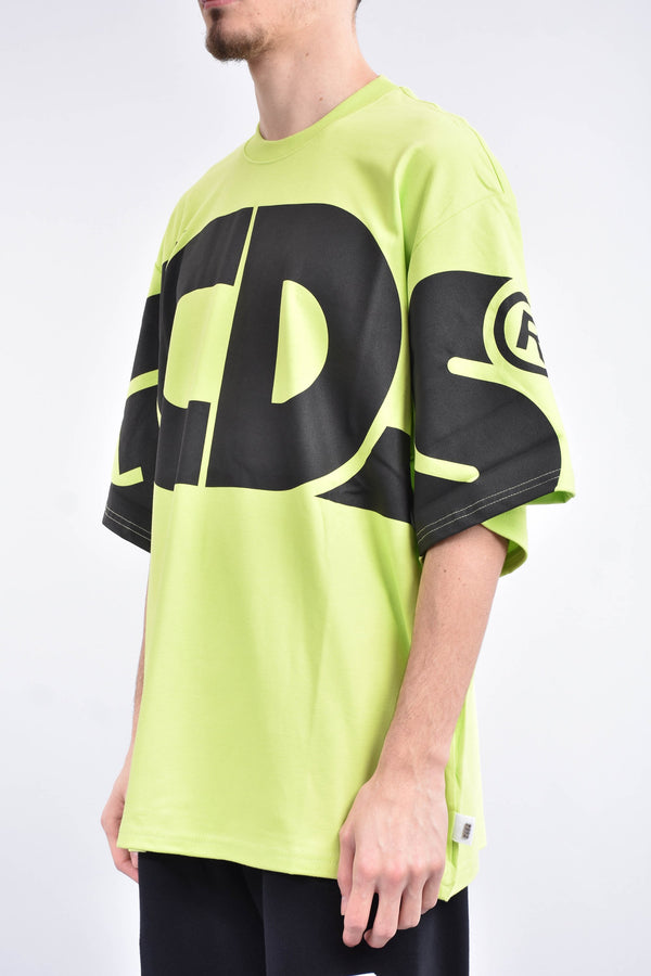 GCDS T-shirt girocollo macro logo round