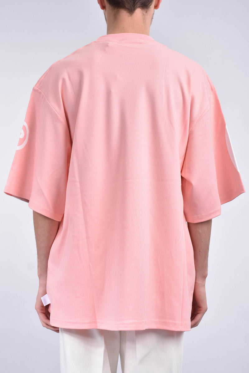 GCDS T-shirt girocollo macro logo round