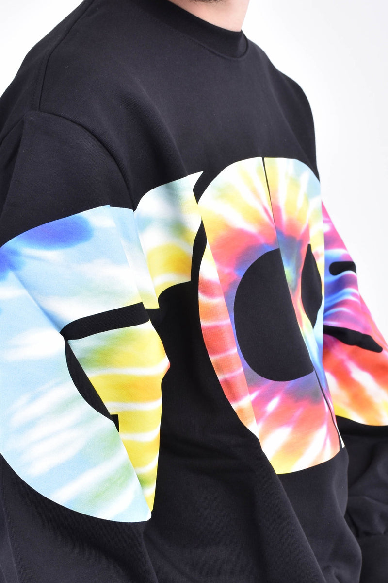 GCDS Felpa girocollo macro tie dye logo