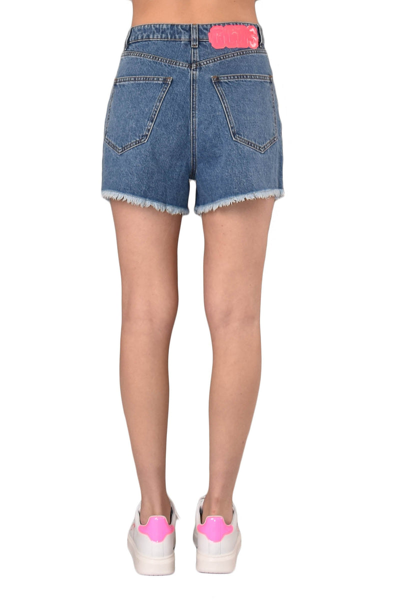 GCDS SHORTS IN DENIM